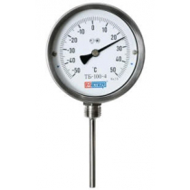 Термометр биметаллический МЕТЕР ТБ-4-63-0...600-100-2,5-0