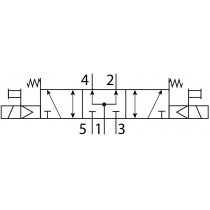 Распределитель с электромагнитным управлением Naval Compressors VUVS-18-B53P-M5-24AC