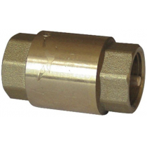 Клапан обратный пружинный латунный, латунный шток SGL Ду20 Ру10 (DN20 PN10)