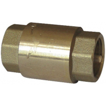 Клапан обратный пружинный латунный, латунный шток SGL Ду32 Ру10 (DN32 PN10)