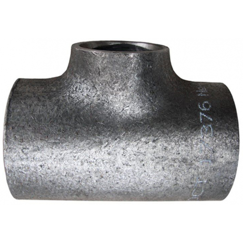 Тройник стальной переходной ГОСТ 17376-2001 Ду89 (DN89) присоединения 89 мм/76 мм
