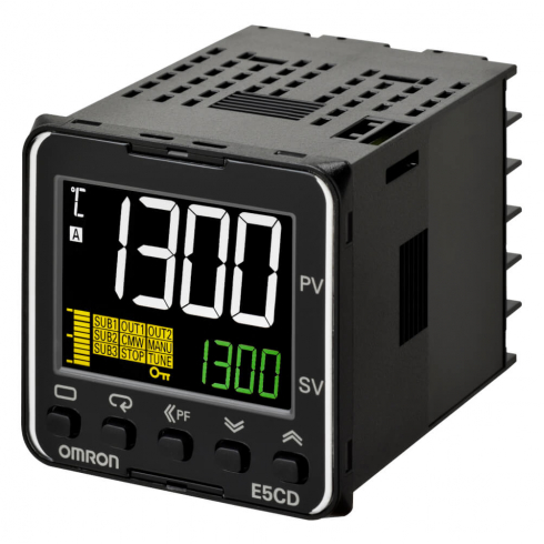 Контроллер температуры c адаптивным управлением Omron E5CD-QX2A6M-000