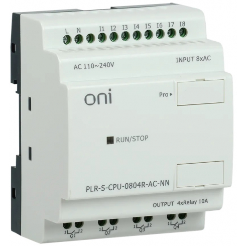 Логическое реле ONI PLR-S-CPU-0804R-AC-NN