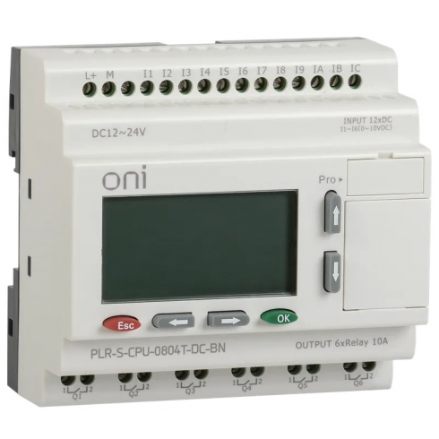 Логическое реле ONI PLR-S-CPU-0804T-DC-BN
