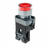 Кнопка с LED подсветкой с пружинным возвратом MEYERTEC MTB2-BW3463