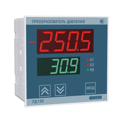 Измеритель низкого давления электронный для котельных и вентиляции ОВЕН ПД150-ДИ1,0К-809-0,5-1-Р