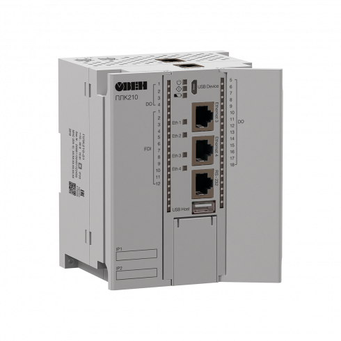 Контроллер для средних и распределенных систем автоматизации ОВЕН ПЛК210-02-CS