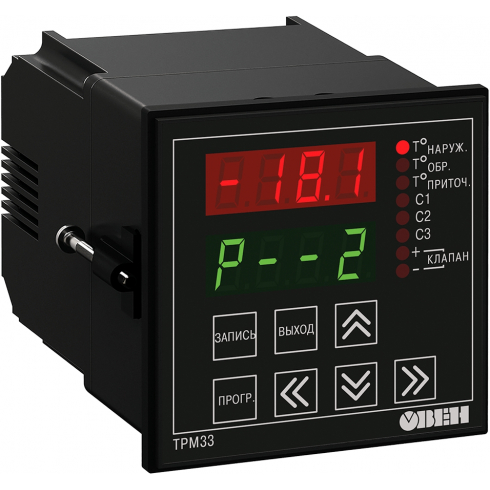 Контроллер для приточной вентиляции ОВЕН ТРМ33-Щ4.03.RS