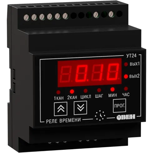 Цифровой двухканальный таймер ОВЕН УТ24-Д.С купить в интернет-магазине ...