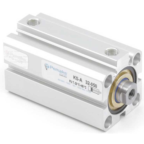 Компактный пневмоцилиндр Pemaks KS-080-SA-0010