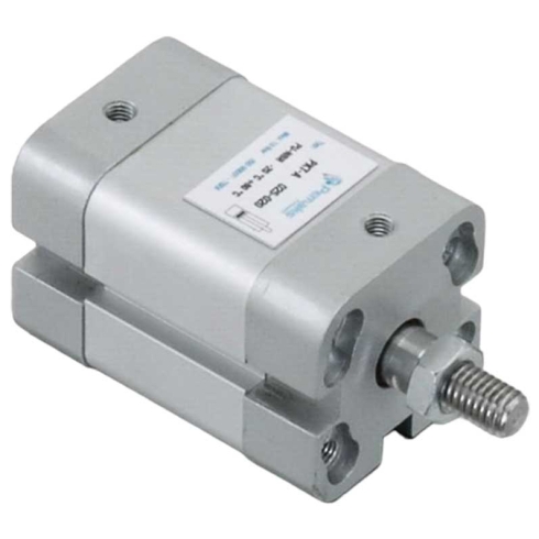 Компактный пневмоцилиндр Pemaks KC-016-SA-0100-M1(8)-M3(M8)-T1