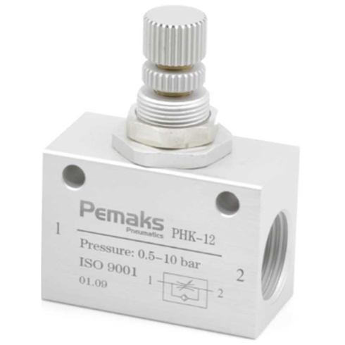 Дроссель с обратным клапаном Pemaks PHK-1/8