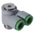 Тройник цанговый с резьбой Pneumax T15B-0814