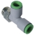 Тройник цанговый с резьбой Pneumax T21-0618