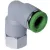 Штуцер цанговый угловой Pneumax T22F-0838
