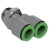 Тройник цанговый с резьбой Pneumax T23G-0618