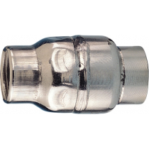Клапан обратный дисковый пружинный резьбовой из нержавеющей стали Genebre 2440-04 Ру16 Ду15 (PN16 DN15 )