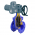 Задвижка с обрезиненным клином чугунная Zetkama 111D-050-16-AUMA Ру16 Ду50 привод AUMA 380В ( PN16 DN50)
