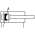 Стандартный миницилиндр пневматический Camozzi 25N2A16A080