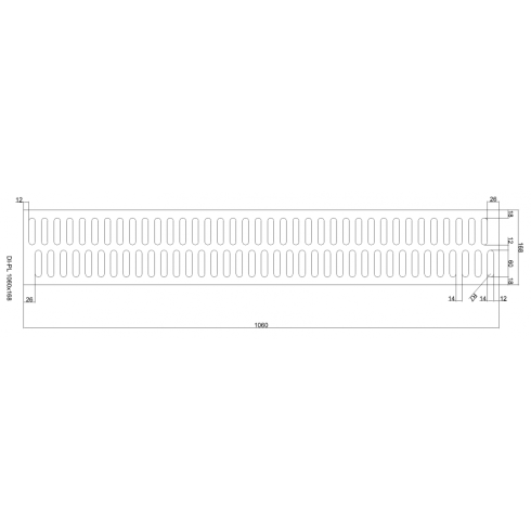 Уплотнительная губка Schmalz DI-PL-1060x168-2R28-O25