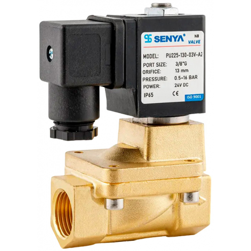 Электромагнитный клапан SENYA PU225-100-02V-D4