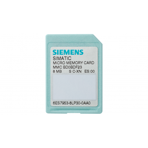 Микрокарта памяти MMC для S7-300/C7/ET 200 S7 SIMATIC Siemens 6ES79538LP310AA0