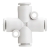 Фитинг цанговый крестообразный SMC KQ2-TW04-00A