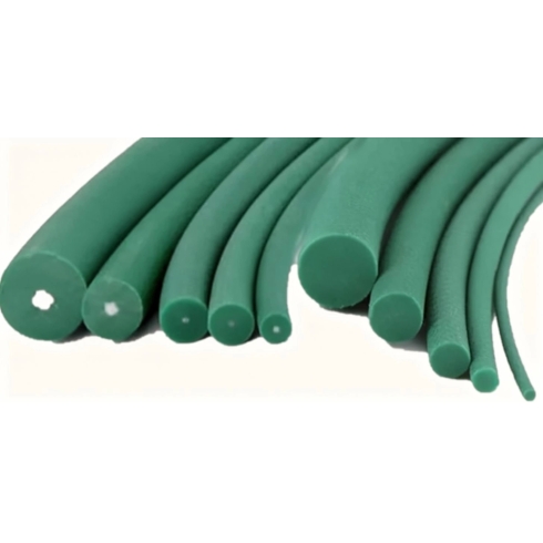Ремень круглый с сердечником NPT PU D=8 mm 88ShA GREEN