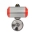 Донный клапан шаровый под приварку с пневмоприводом TITAN LOCK нерж.304 DN25, TLBBV25WD-P