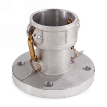 Камлок алюминиевый тип FC, розетка с фланцем 3