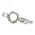 Заглушка с замком для ниппеля Bauer (Agri-Lock) 2 сталь TL200AG-KKV TITAN LOCK