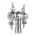 Моющая головка TITAN LOCK струйная ротационная (S-образная), DN32, нерж.304, TL32WHRS