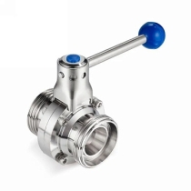 Кран шаровый нержавеющий TITAN LOCK (AISI304) DN100, типа резьба-резьба, DIN TLHBV100THS