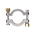 Хомут CLAMP двухболтовый усиленный DN100 нерж.304 DIN TL100CLCR TITAN LOCK