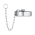 Молочная гайка TITAN LOCK глухая с цепочкой TITAN LOCK DIN 11851 DN32 нерж. 304 TL32NBCHS