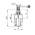 Затвор дисковый нержавеющий TITAN LOCK (AISI316) DN40, типа сварка-сварка TLSD040WDSS