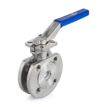 Кран шаровый межфланцевый TITAN LOCK нерж 304, DN25 TL025BVFS