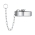 Молочная гайка TITAN LOCK глухая с цепочкой TITAN LOCK DIN 11851 DN80 нерж. 304 TL80NBCHS
