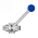 Затвор дисковый нержавеющий TITAN LOCK (AISI316) DN40, типа сварка-сварка TLSD040WDSS