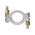Хомут CLAMP одноосевой DN20 нерж. 304 DIN TL20CLC TITAN LOCK