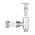 Верхний кран уровнемера TITAN LOCK DN15 (трубка 20мм), нерж. 304, TL015UTLS