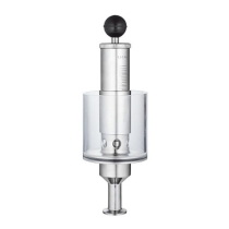 Шпунт-аппарат прямой TITAN LOCK до 2,2 бар, под Clamp DN20 нерж. 304 TL20TGMS-CL