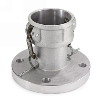 Камлок нержавеющий тип FC, розетка с фланцем 5