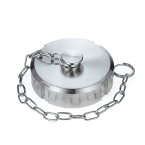 Молочная гайка TITAN LOCK глухая с цепочкой TITAN LOCK DIN 11851 DN15 нерж. 304 TL15NBCHS