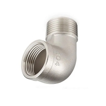 Отвод 90° нержавеющий (уголок) НР/ВР 4 AISI304 TL400ELMF TITAN LOCK