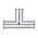 Тройник Clamp TITAN LOCK DN 20, нерж. сталь 316, TLTE20CLSS