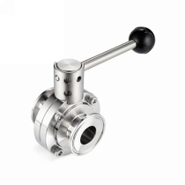 Затвор дисковый нержавеющий TITAN LOCK (AISI304) DN150, типа clamp-clamp TLSD150CLS