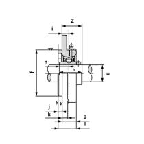 Подшипниковый узел ISKRA UCFC210