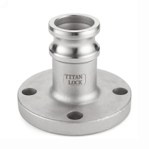 Камлок алюминиевый тип FA, ниппель с фланцем 1 1/2