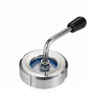 Диоптр гаечный под сварку TITAN LOCK нержавеющий, со скребком, DN32, TL032DWWDS